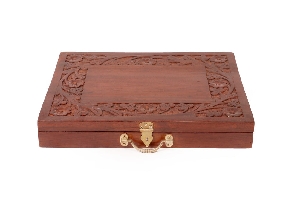 Giselle Floral Carved Storage Box — view 9
