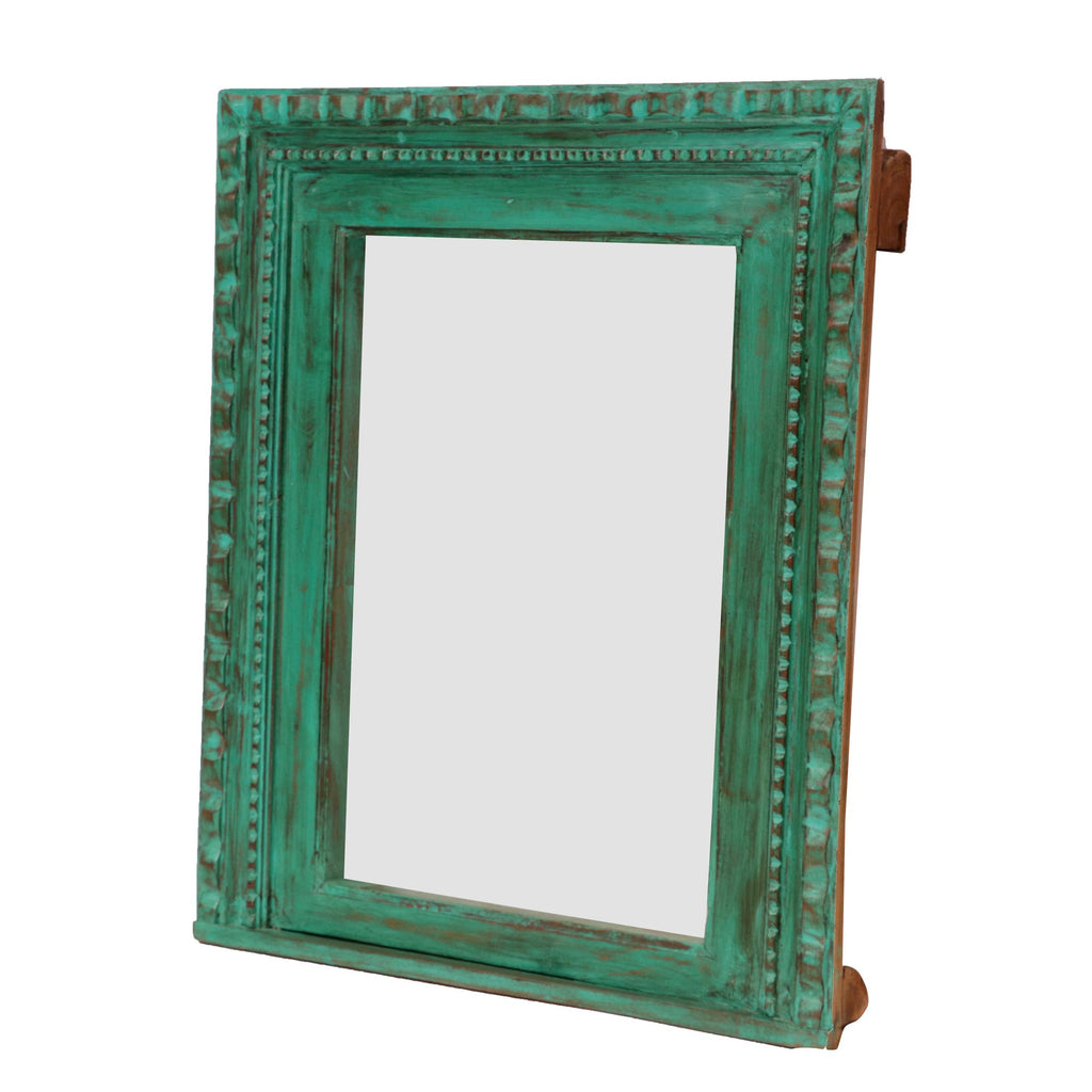 Eden Carved Distressed Wall Mirror — view 3