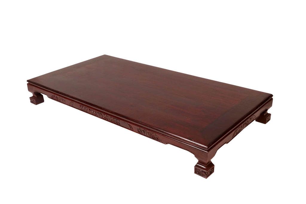 Arlo Solid Wood Low Dining Table — view 3