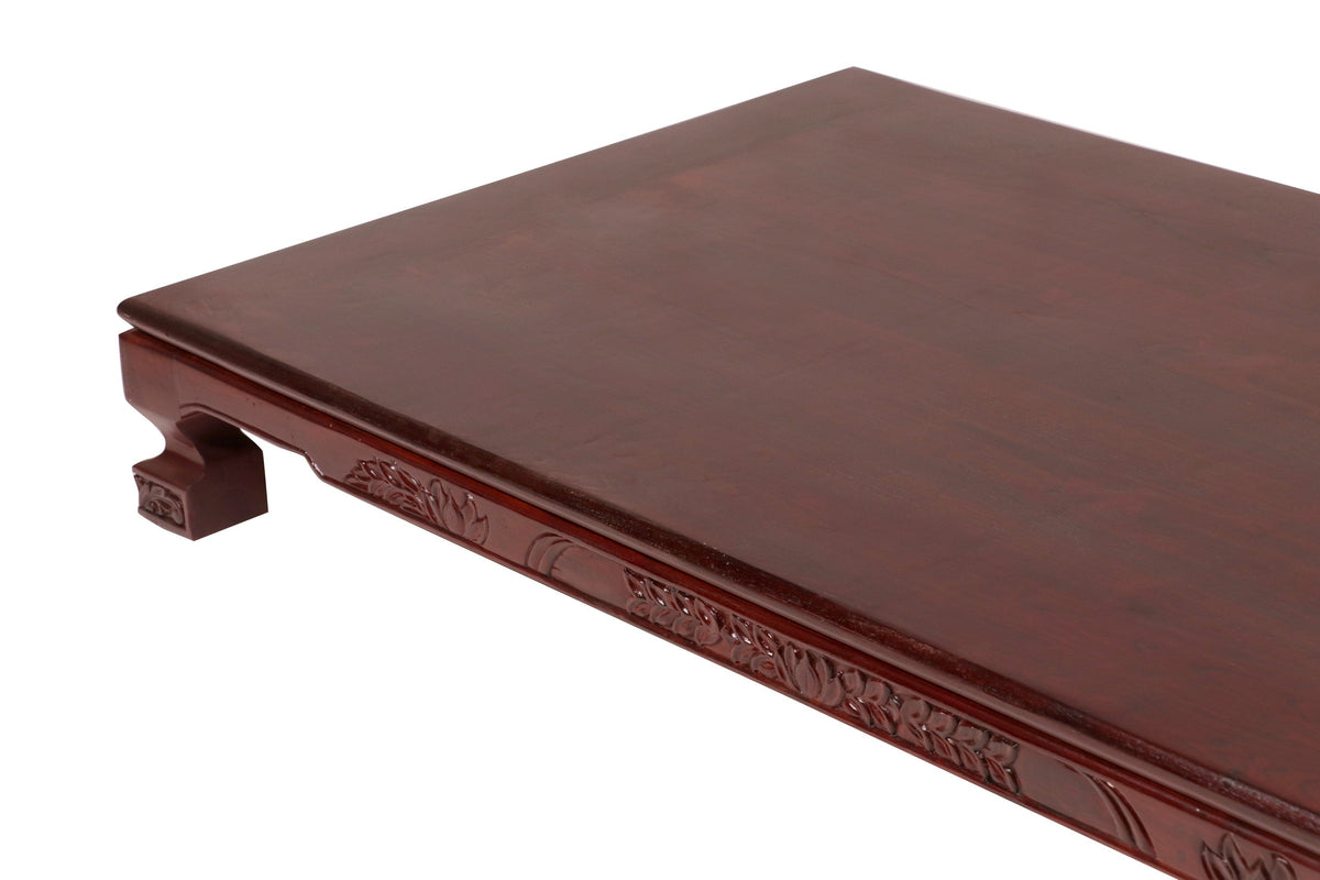 Arlo Solid Wood Low Dining Table — view 6