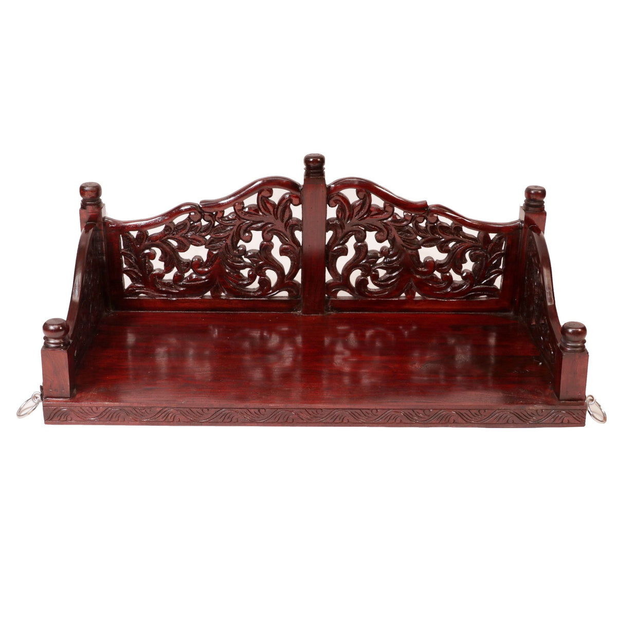 Alba Carved Hanging Swing — view 2
