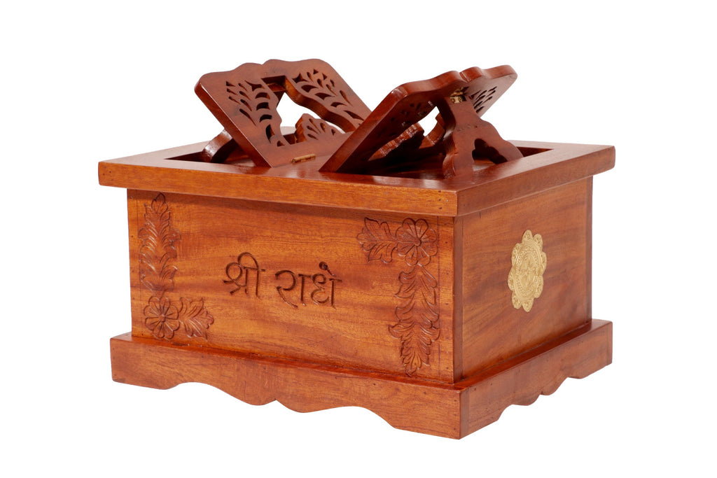 Arden Solid Wood Book Stand — view 1