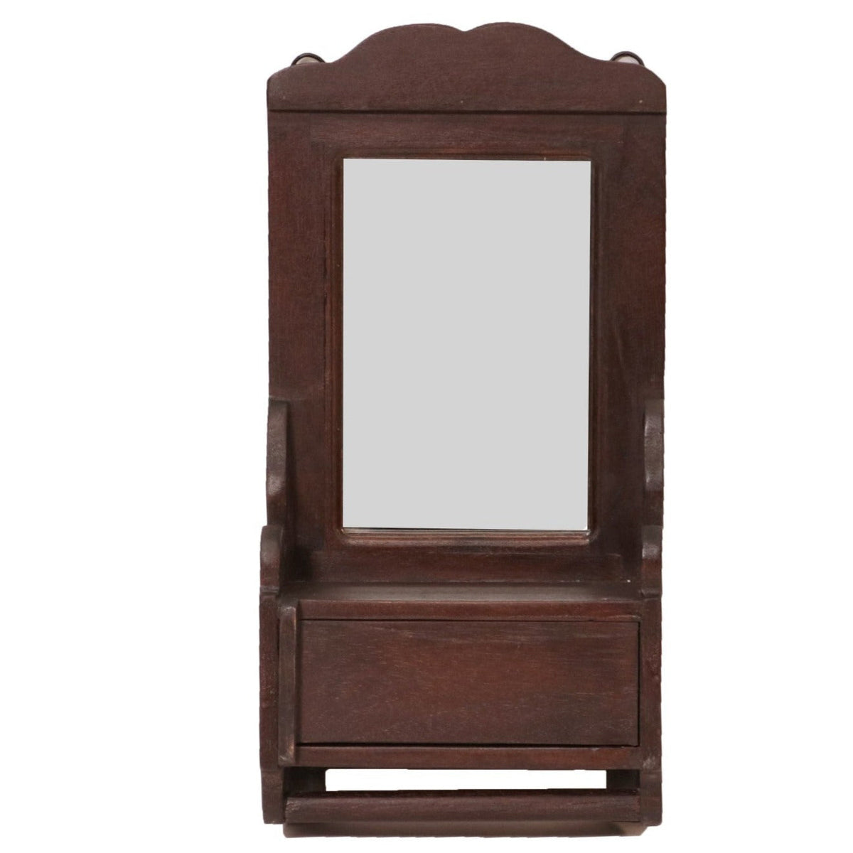 Darla Solid Wood Wall Mirror — view 2