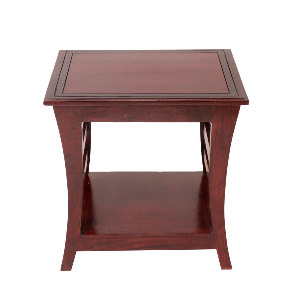 Opal Slatted Curved Coffee Table — view 2