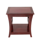 Opal Slatted Curved Coffee Table — view 2