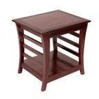 Opal Slatted Curved Coffee Table — view 4