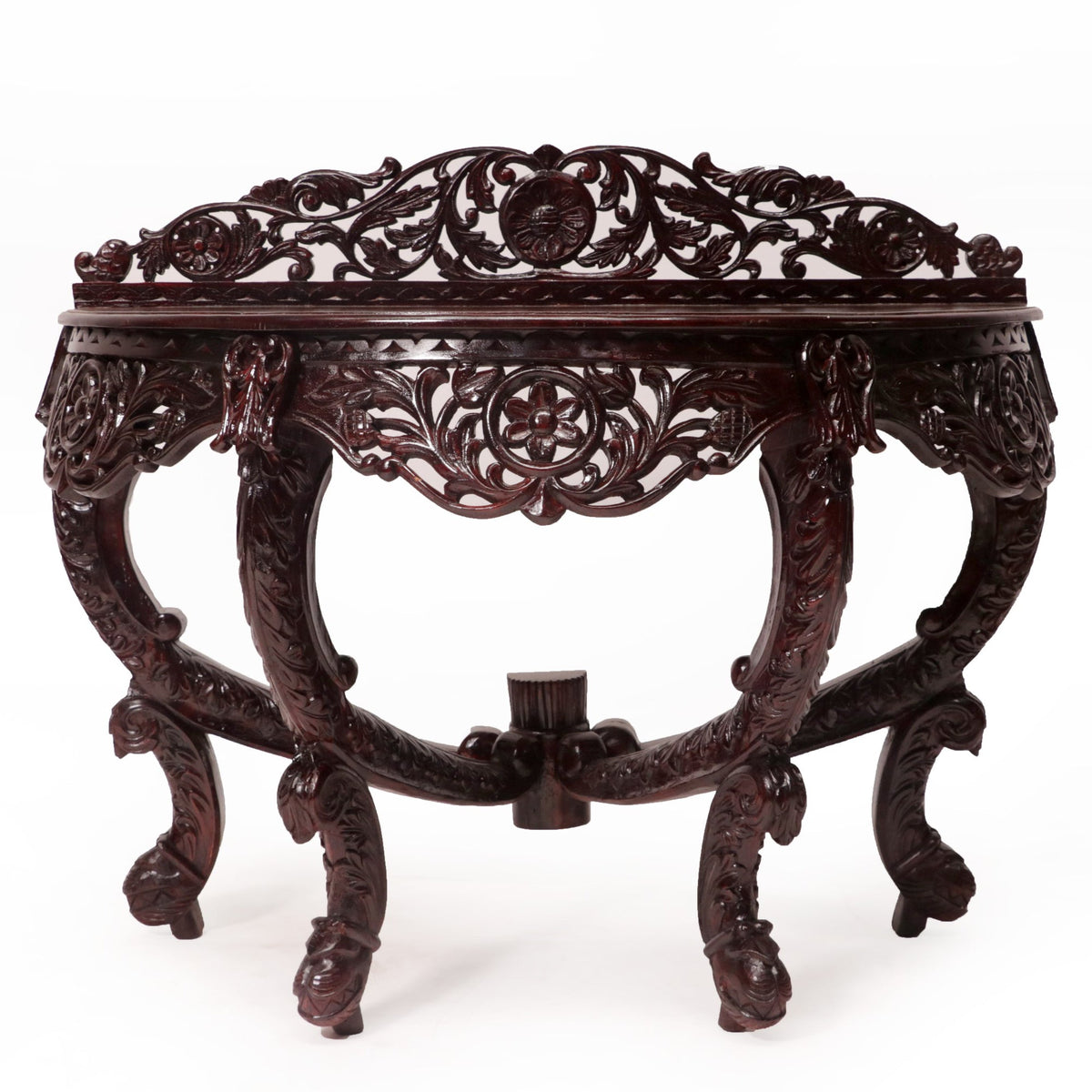 Maren Carved Console Table — view 1