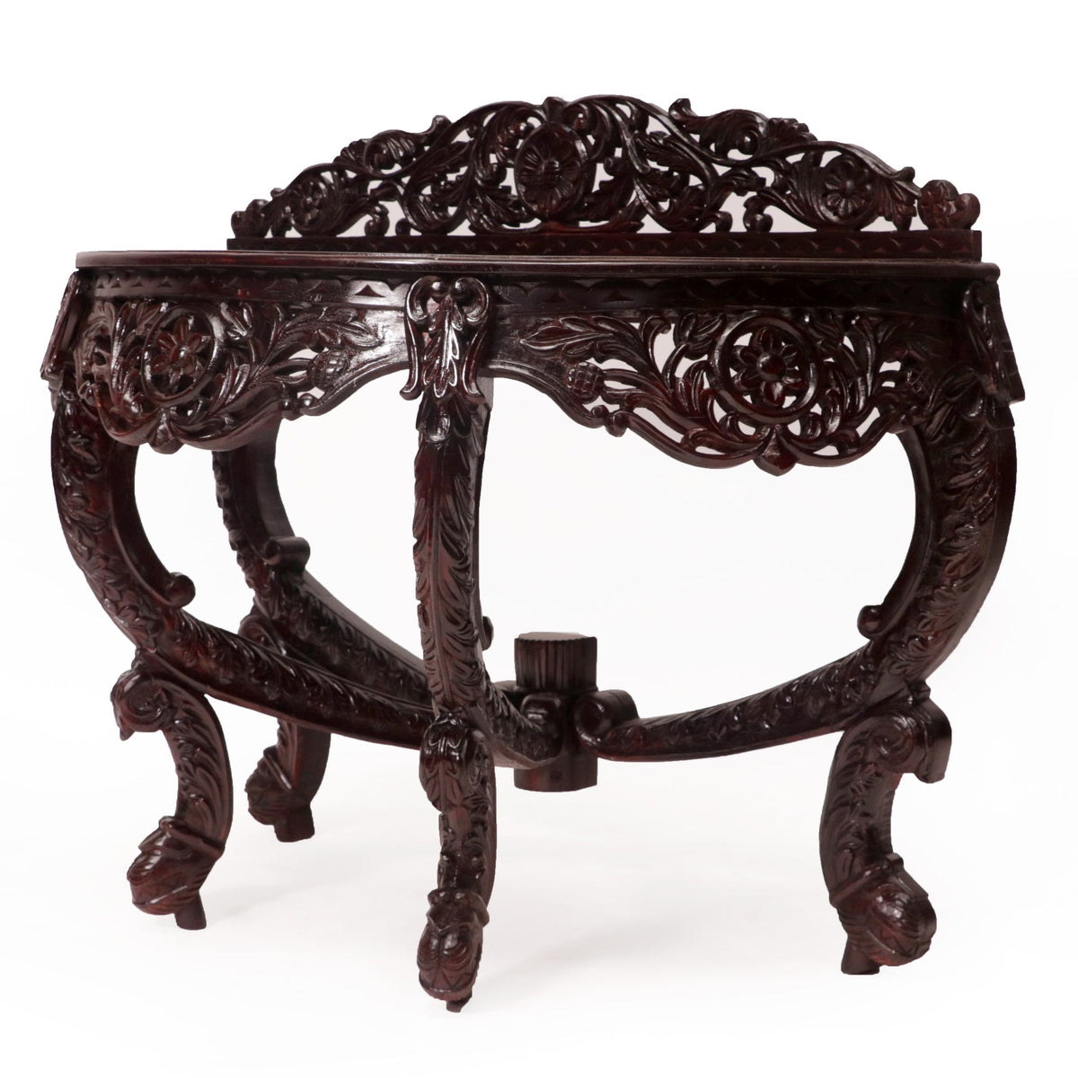 Maren Carved Console Table — view 3