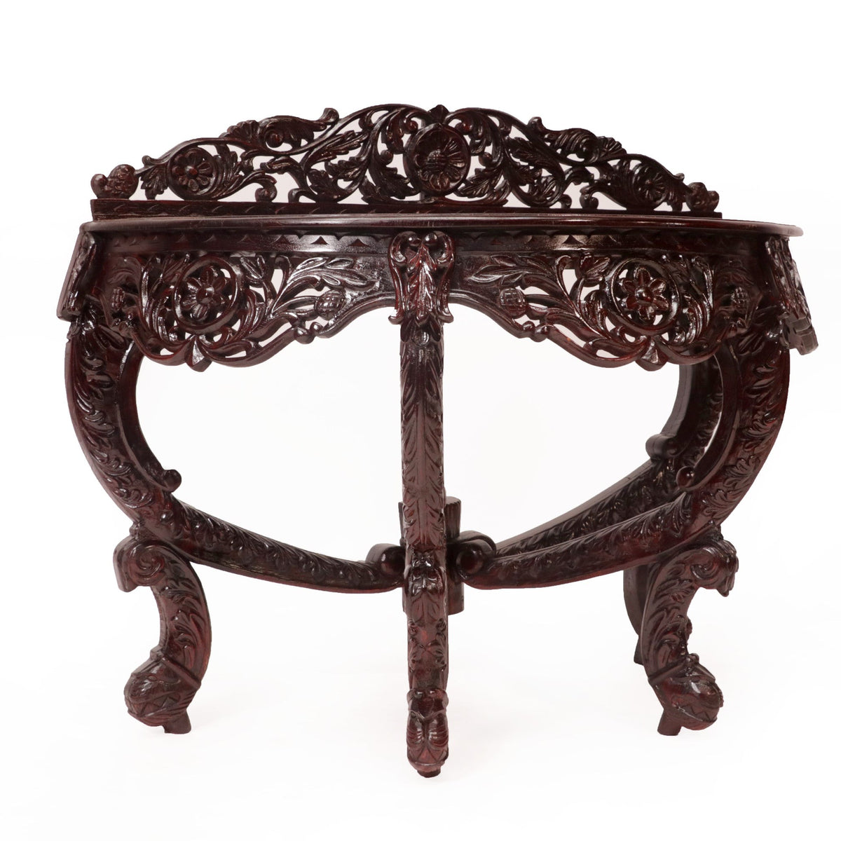 Maren Carved Console Table — view 4