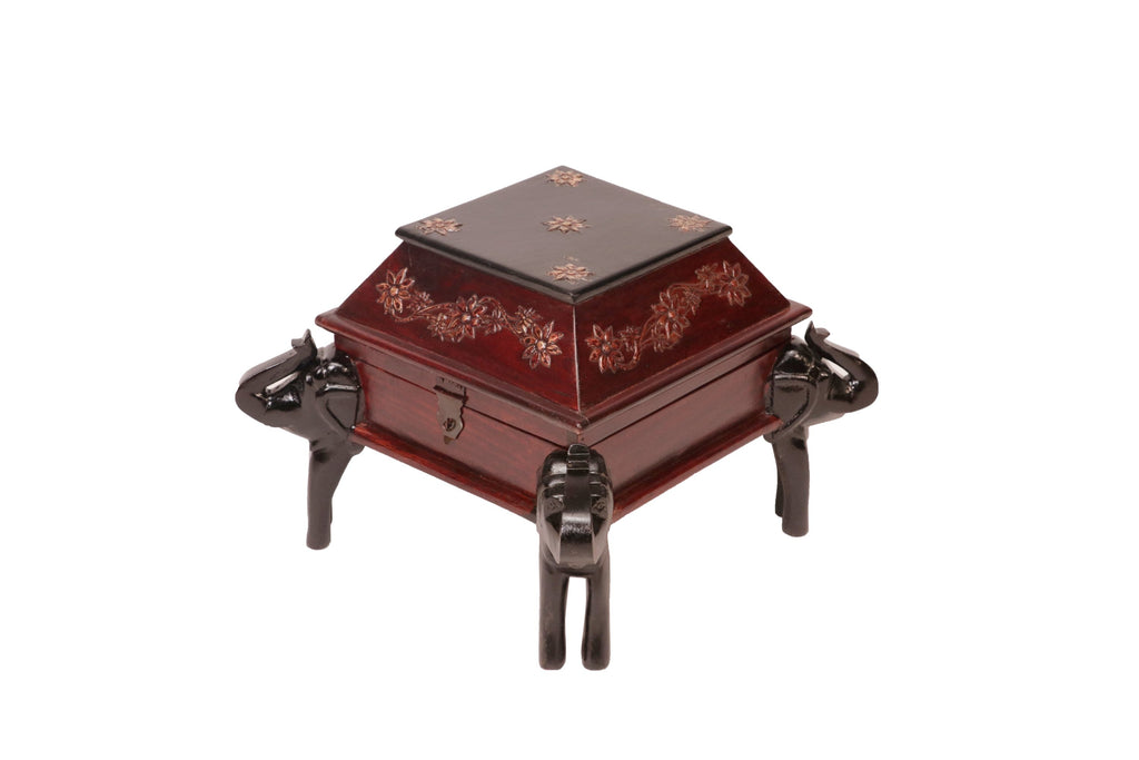 Gaia Elephant Vintage Storage Box — view 2