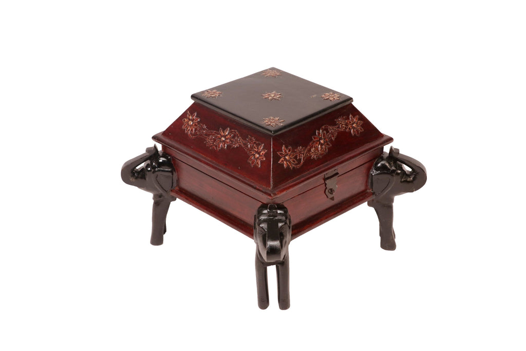 Gaia Elephant Vintage Storage Box — view 3