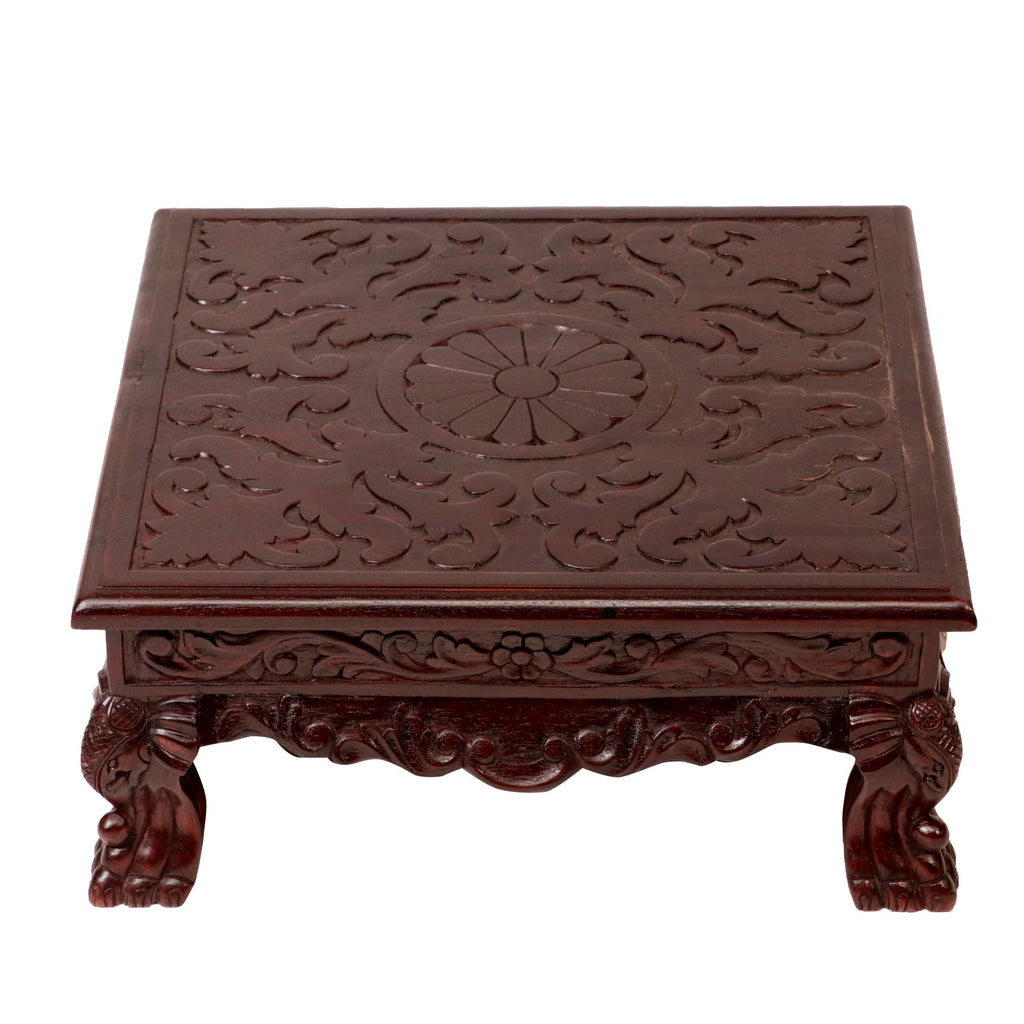 Wren Carved Bajot Table — view 1