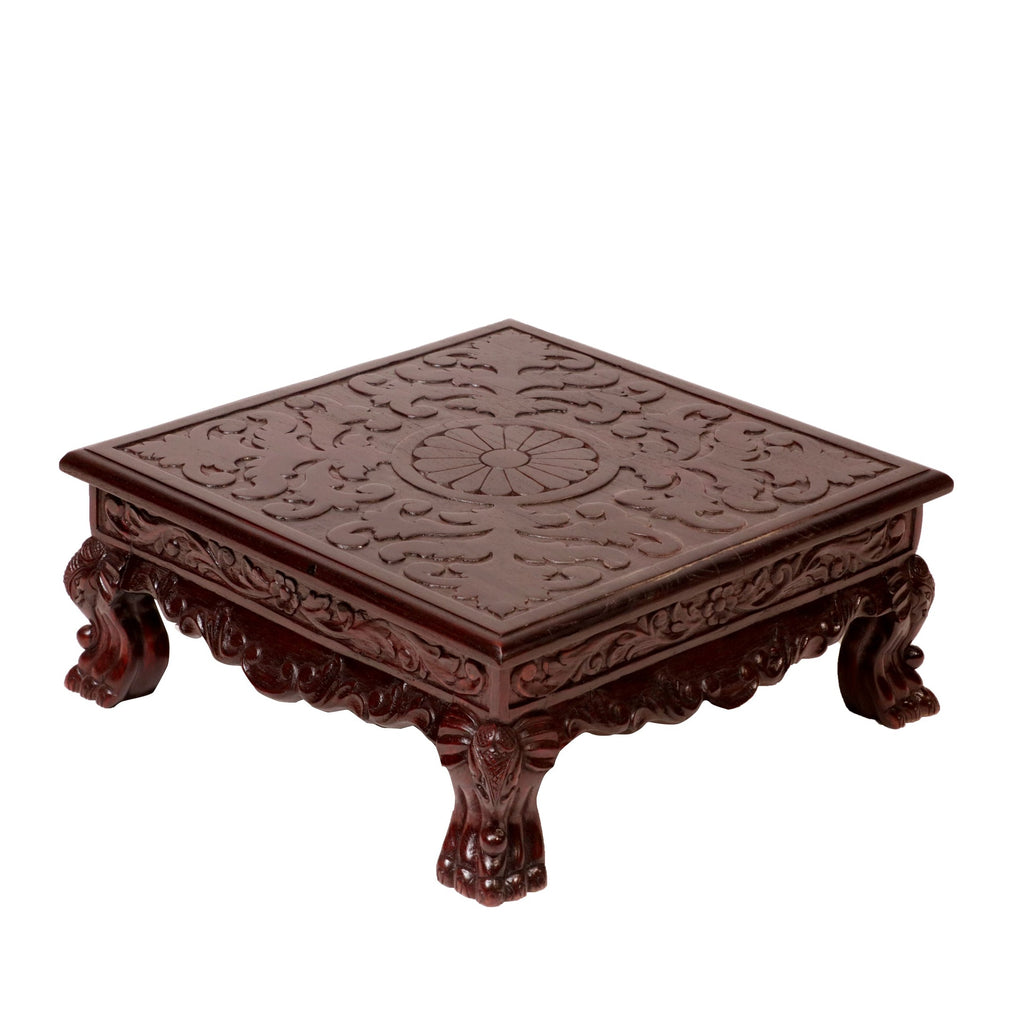 Wren Carved Bajot Table — view 4