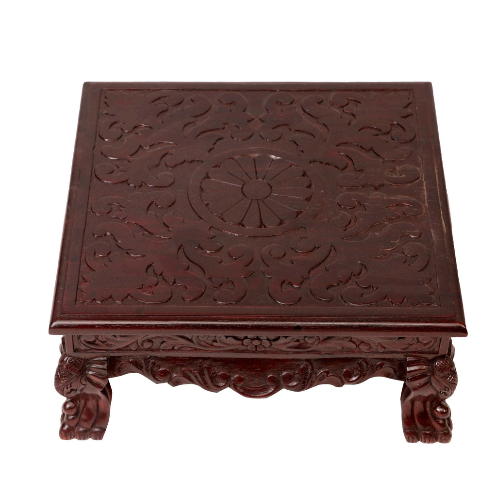 Wren Carved Bajot Table — view 5