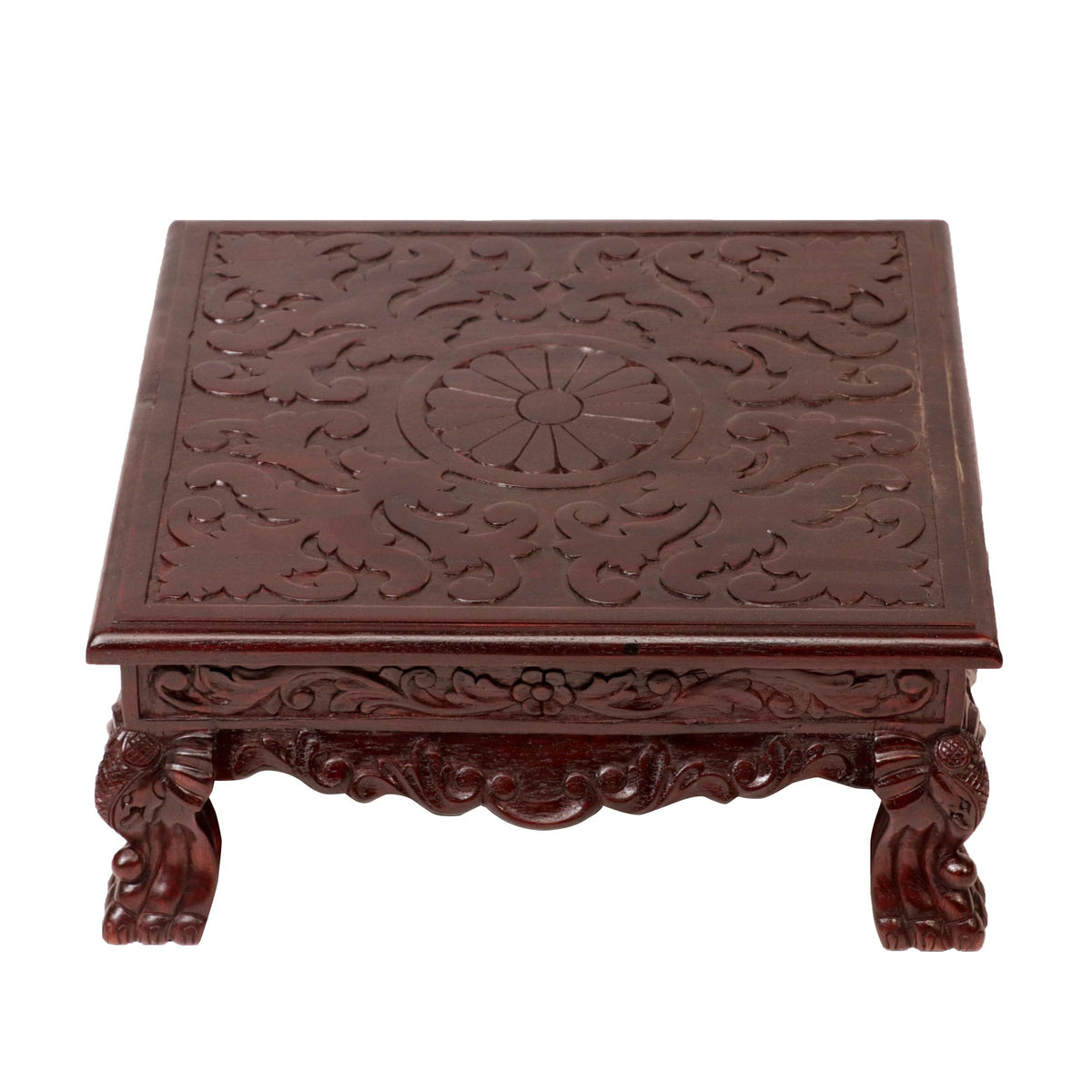 Wren Carved Bajot Table — view 6