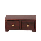 Cleo Solid Wood 2 Drawer Desktop Chest - Russet - product image 2