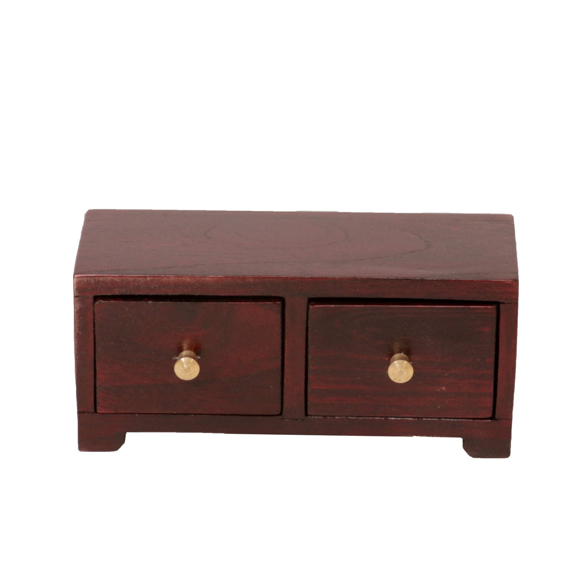 Cleo Solid Wood 2 Drawer Desktop Chest - Russet - product image 2