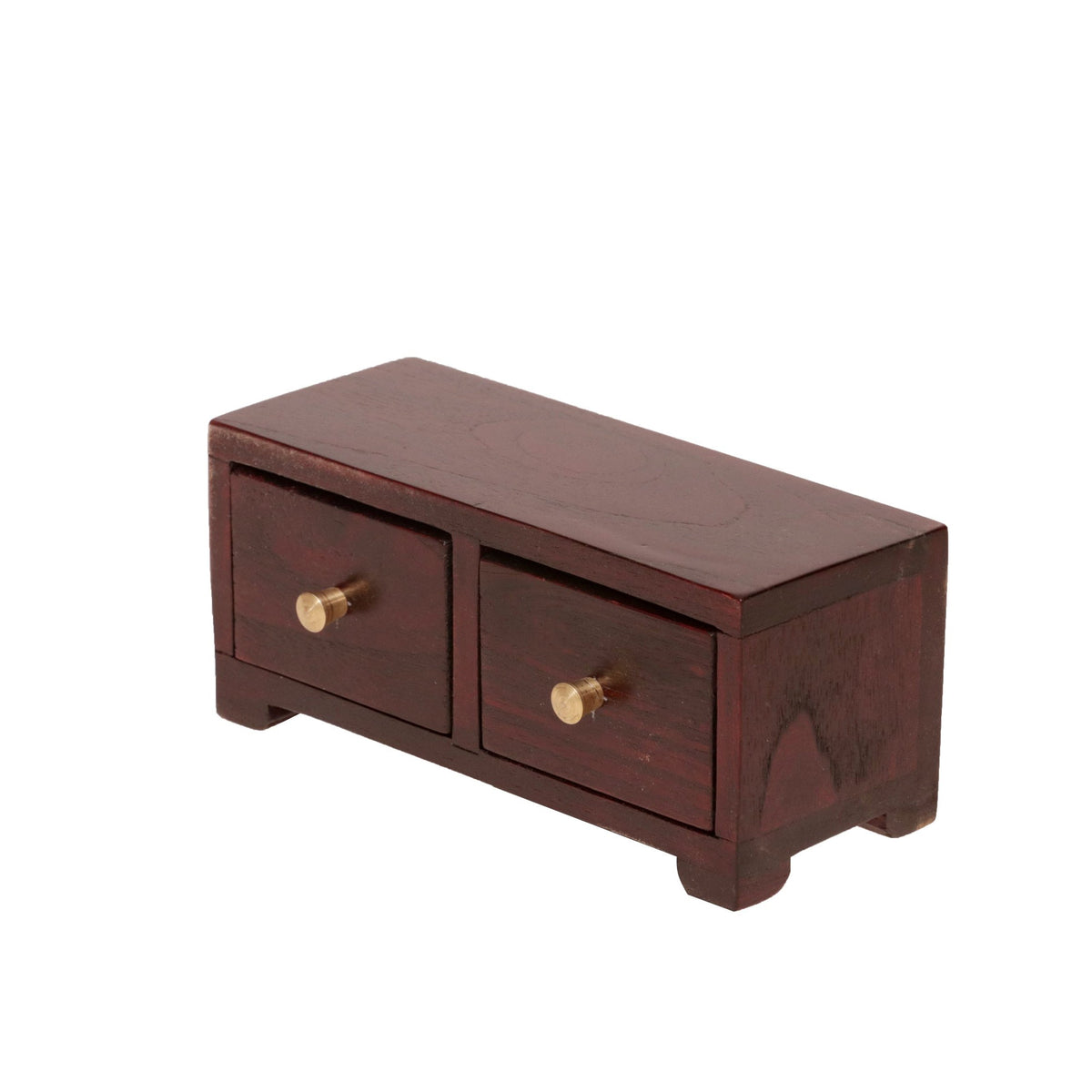 Cleo Solid Wood 2 Drawer Desktop Chest - Russet - product image 3