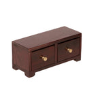 Cleo Solid Wood 2 Drawer Desktop Chest - Russet - product image 4