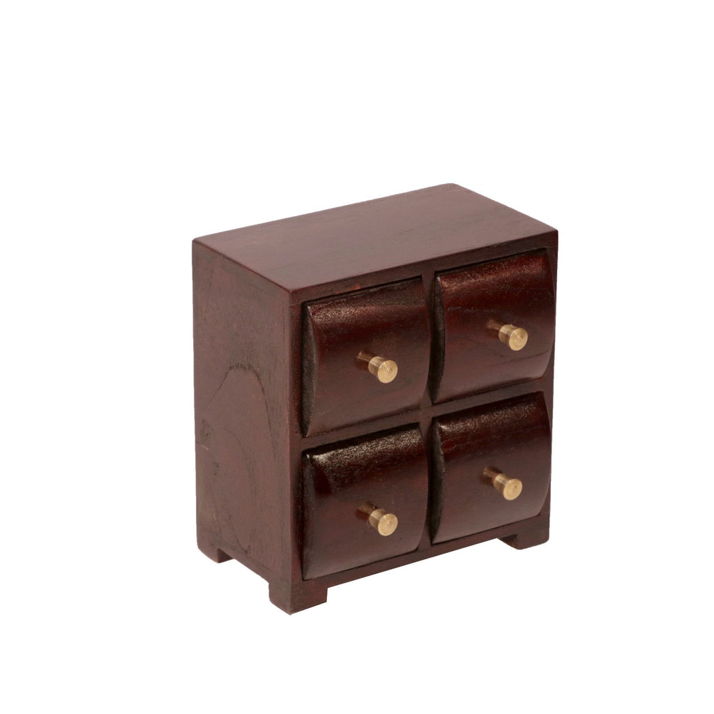 Nola Solid Wood Curved Drawer Organizer - Russet - product image 3