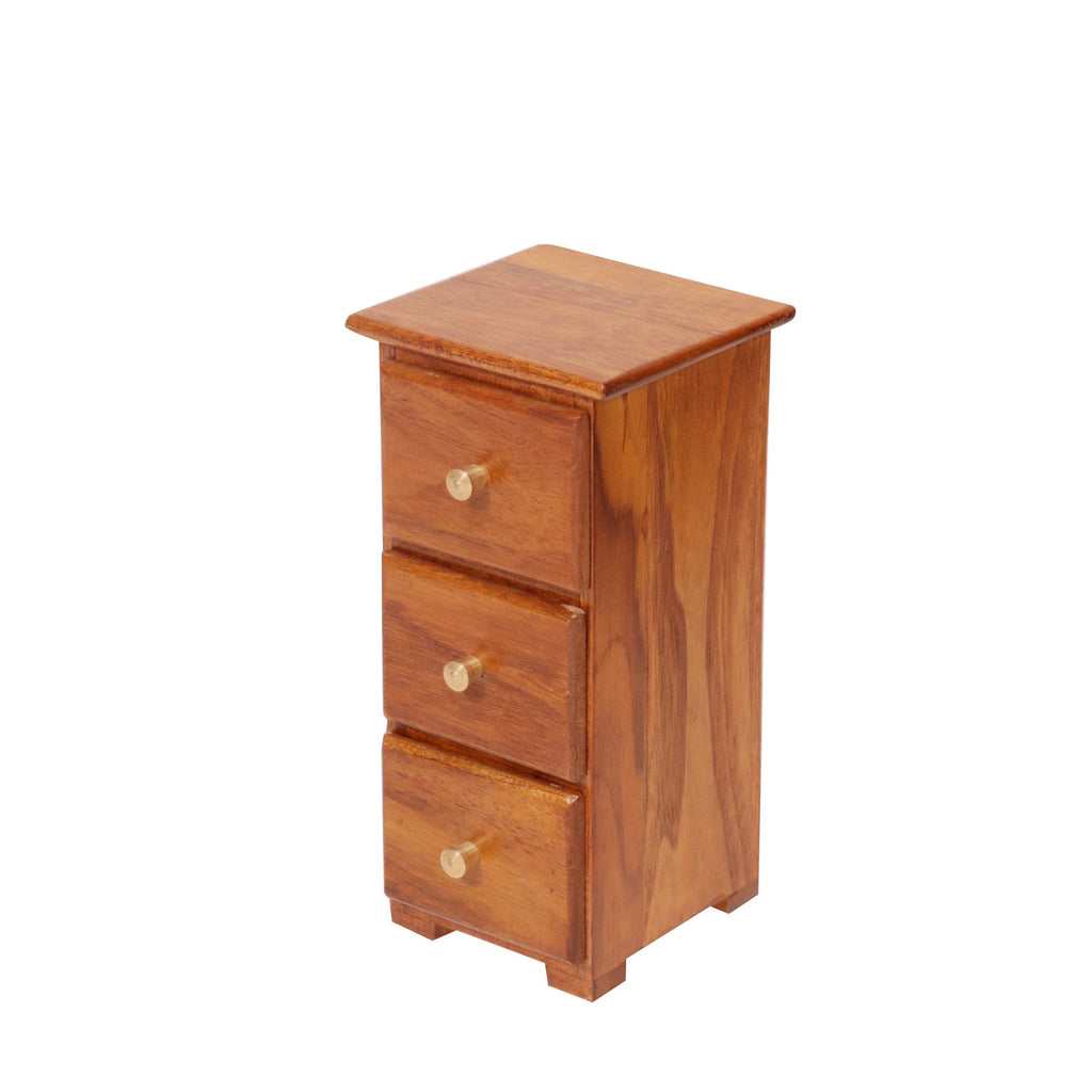 Cosmo Solid Wood 3 Drawer Desk Tower - Natural - product image 4