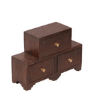 Tiernan Solid Wood Tiered 3 Drawer Chest - Dark - product image 4