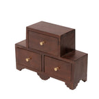 Tiernan Solid Wood Tiered 3 Drawer Chest - Dark - product image 3