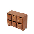 Vela Solid Wood 6 Drawer Mini Chest - Diamond - product image 5