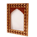Dahlia Carved Arched Wall Mirror — view 1