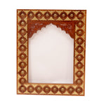 Dahlia Carved Arched Wall Mirror — view 5