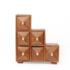 Rosso Solid Wood Stepped Drawer Chest - product image 2