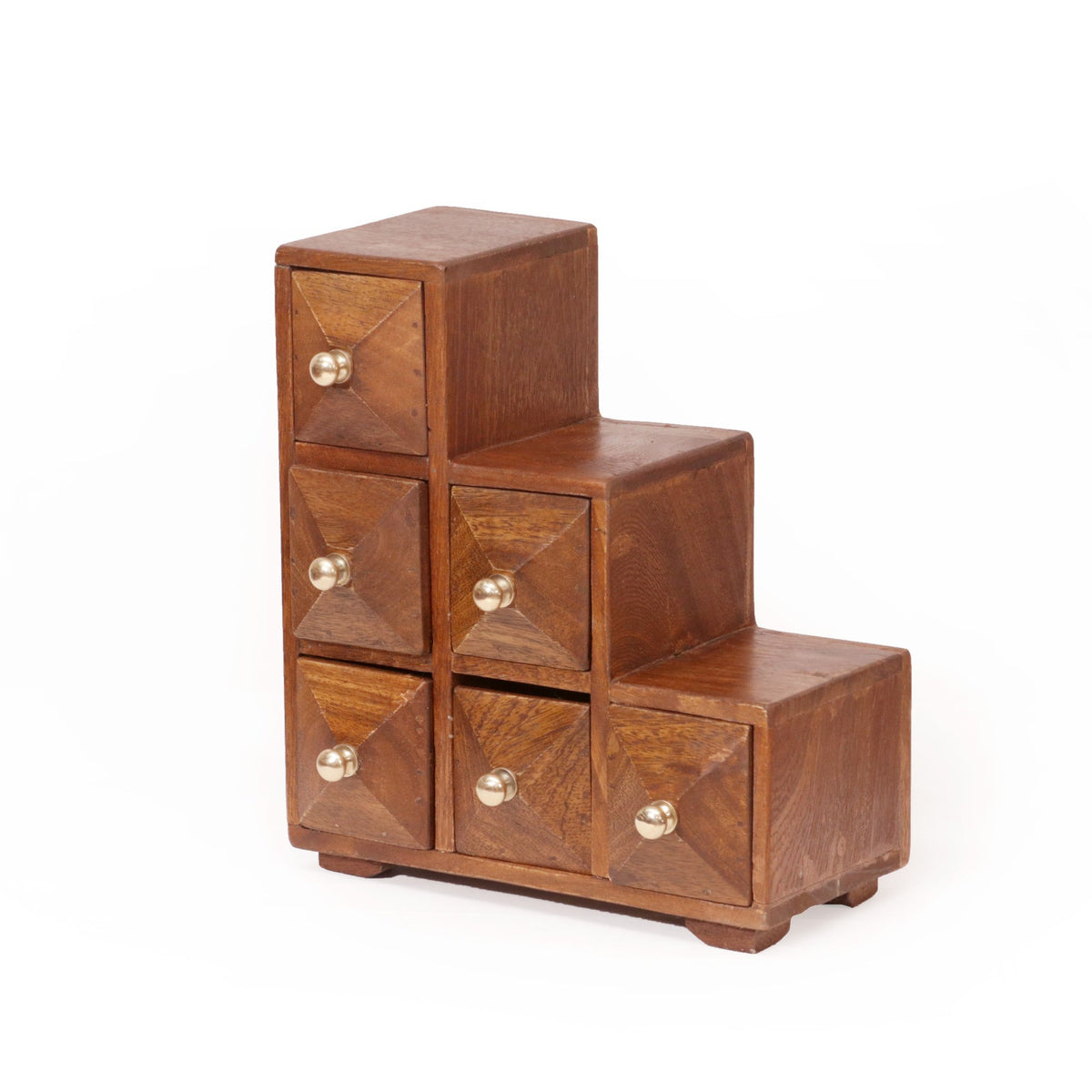 Rosso Solid Wood Stepped Drawer Chest - product image 3