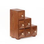 Rosso Solid Wood Stepped Drawer Chest - product image 4