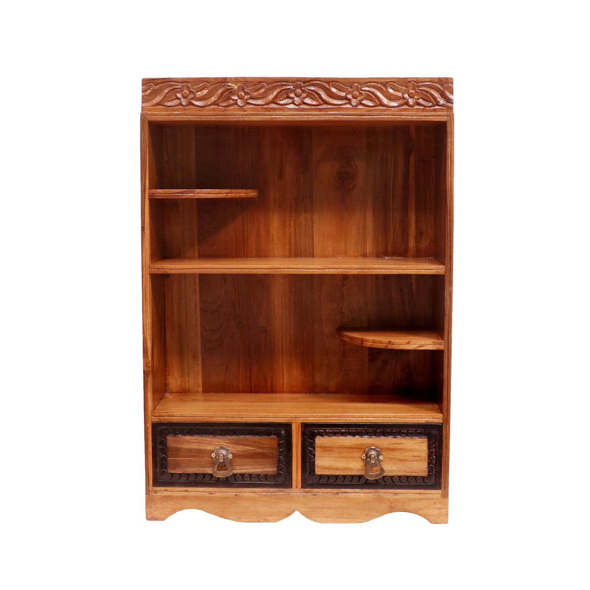 Darla Carved Wall Shelf — view 1