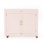 Renata White Storage Cabinet — view 2