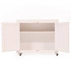 Renata White Storage Cabinet — view 3