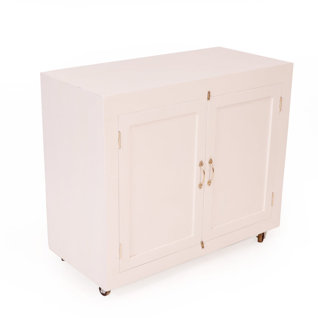 Renata White Storage Cabinet — view 4