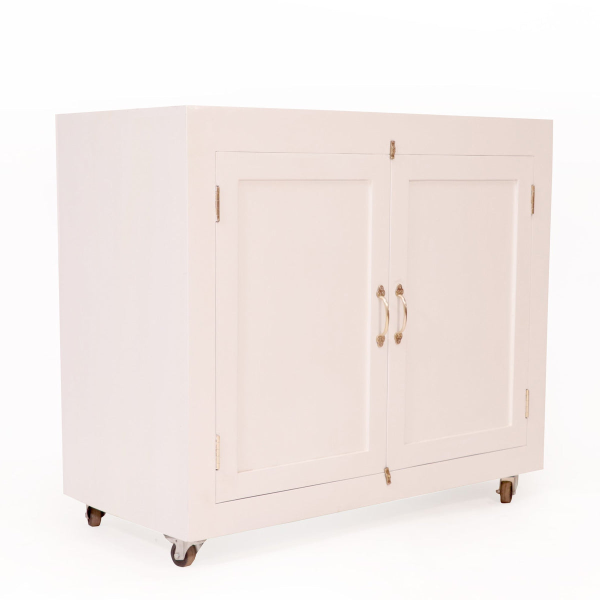 Renata White Storage Cabinet — view 1