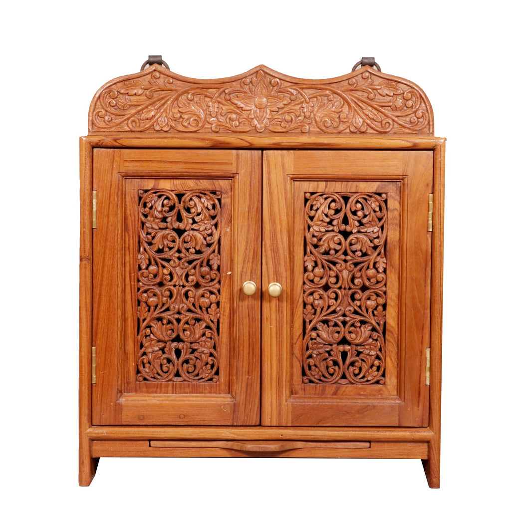 Rowan Carved Panelled Home Temple — view 3