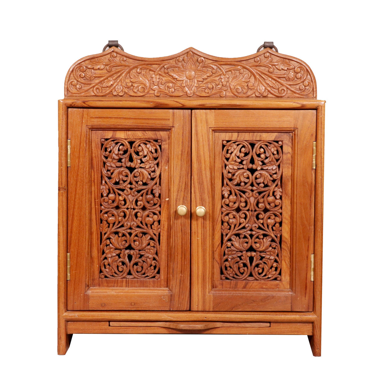 Rowan Carved Panelled Home Temple — view 3