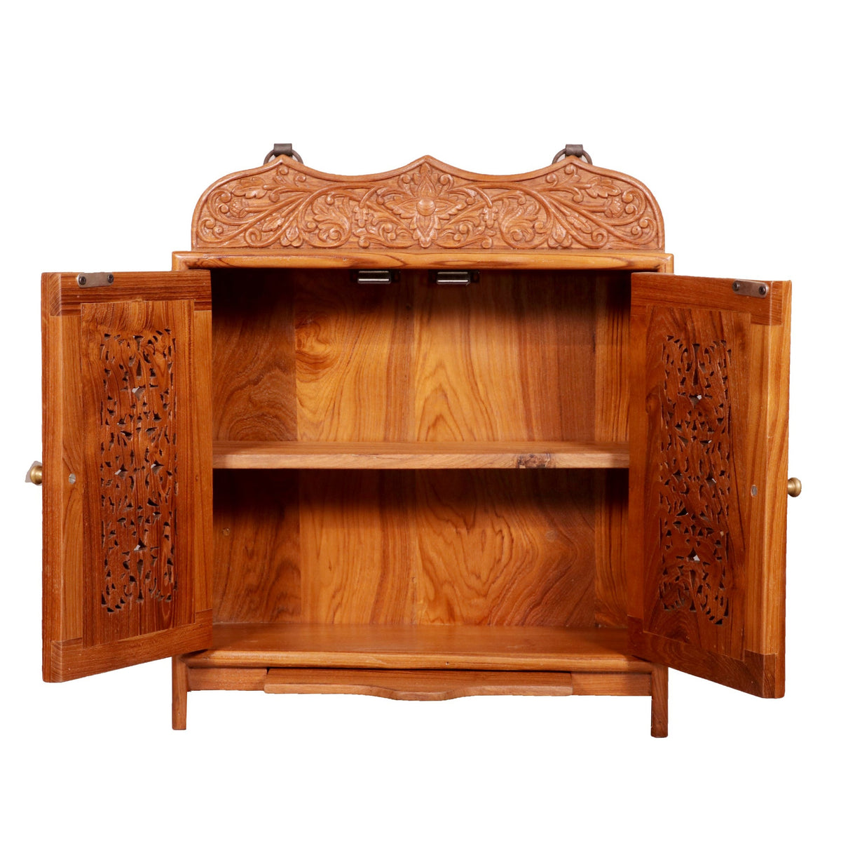 Rowan Carved Panelled Home Temple — view 4
