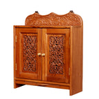 Rowan Carved Panelled Home Temple — view 1