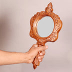Athena Solid Wood Wall Mirror — view 1