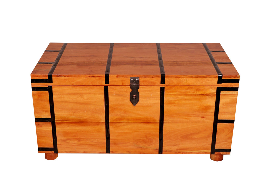 Arlo Solid Wood Storage Trunk — view 4