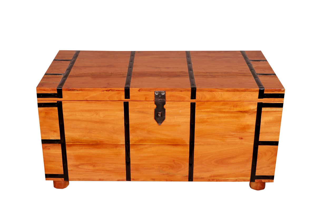 Arlo Solid Wood Storage Trunk — view 4