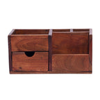 Soren Solid Wood Desktop Organizer - Natural - product image 2