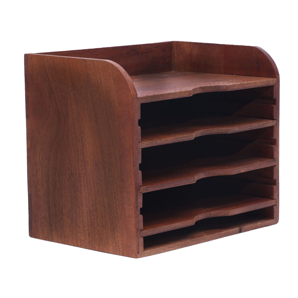 Merritt Solid Wood Desktop File Organizer - product image 3