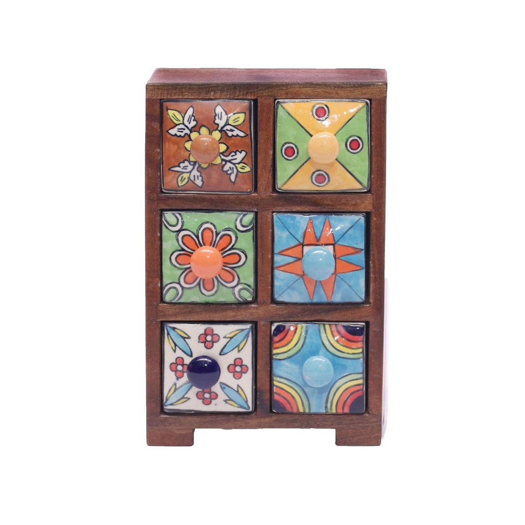 Petra 6 Drawer Ceramic Tower - product image 5