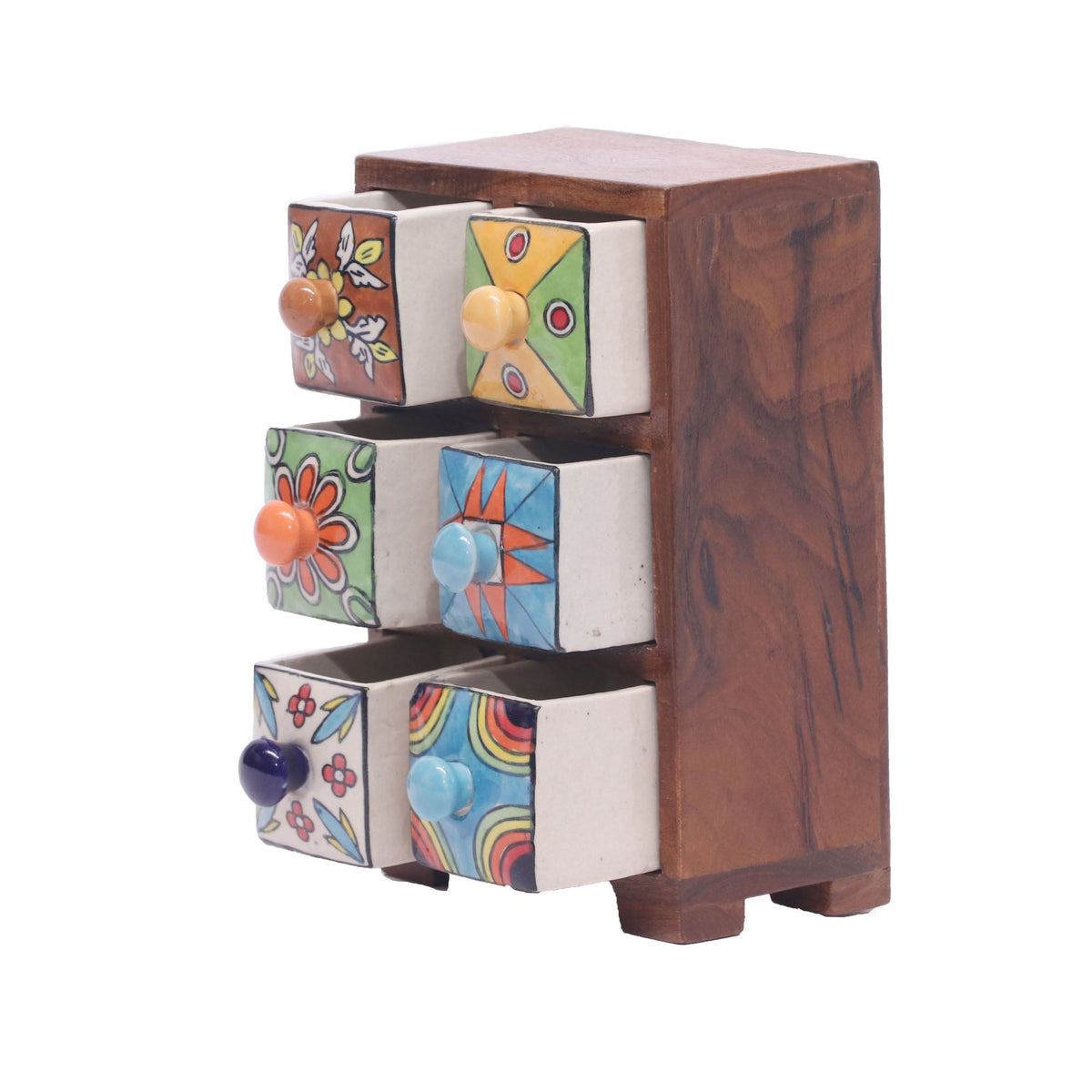 Petra 6 Drawer Ceramic Tower - product image 2