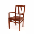 Naia Solid Wood Armchair — view 1